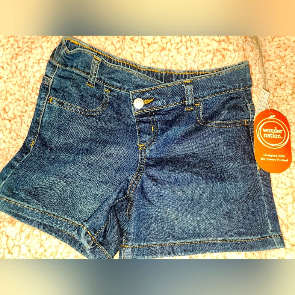 Girl's denim shorts for back to school